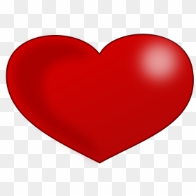 Red Glossy Valentine Heart Png Transparent Library - Big Red Valentine Heart, Png Download - valentine png