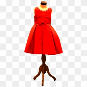 Elegant Red Glow Party Dress - A-line, HD Png Download - red glow png