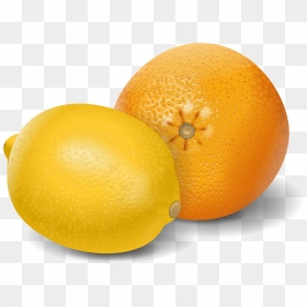 Lemon Orange Fruits Clip Arts - Oranges And Lemons Clipart, HD Png Download - fruits png