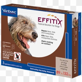 Virbac Effix Flea And Tick For Dogs Under 10 Lb, HD Png Download - dog filter png