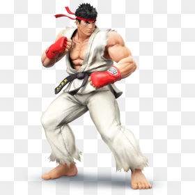 Ryu Smash 4 Png - Super Smash Bros Wii U Ryu, Transparent Png - ryu png