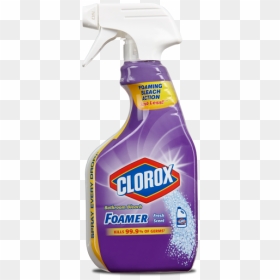 Clorox Bleach Foamer For The Bathroom Fresh Scent - Clorox Bleach Spray, HD Png Download - clorox bleach png