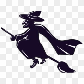 Transparent Witches Broom Png - Transparent Witch On A Broom, Png Download - broom png