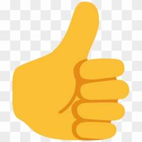 Emoji Clipart Thumbs Up - Transparent Background Thumbs Up, HD Png Download - hand emoji png