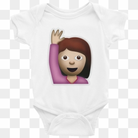 Emoji Baby Short Sleeve One Piece - Batman, HD Png Download - ok hand emoji png