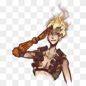 Jamison Trashpile Fawkes By - Fanart Junkrat Overwatch Png, Transparent Png - junkrat png