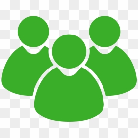 People Icon Green, HD Png Download - group of people png