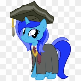 Fuzzybrushy, Clothes, Female, Graduation Cap, Hat, - Cartoon, HD Png Download - grad cap png