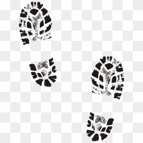 Shoe Boot Printing Footprint Clip Art - Transparent Shoe Prints Clip Art, HD Png Download - footprint png