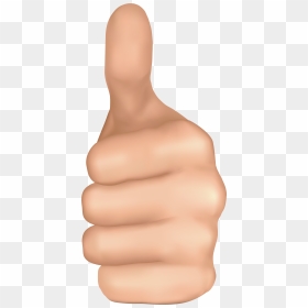 Thumb Up Hand Png Clipart Image - Hand Thumbs Up Png, Transparent Png - ok hand emoji png