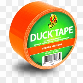 Duck Tape, Trendy Orange - Label, HD Png Download - duct tape png
