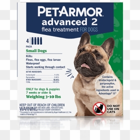 Petarmor Advanced 2 Flea Preventative For Small Dogs - Petarmor Max, HD Png Download - dog filter png