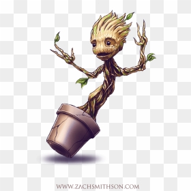 Baby Groot Png Free Download - Am Groot Png, Transparent Png - groot png