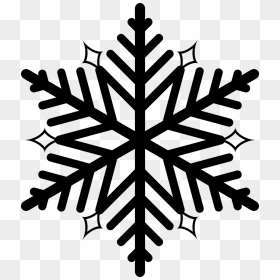 Christmas Snowflake Silhouette, HD Png Download - snow flake png