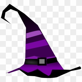 Cartoon Witch Hat No Background, HD Png Download - wizard hat png