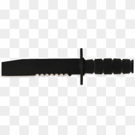 Drawn Dagger Combat Knife - Transparent Combat Knife Silhouette, HD Png Download - bloody knife png