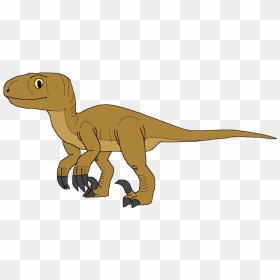 Cartoon Of Velociraptor Dinosaur Clipart , Png Download - Velociraptor Cartoon Transparent Background, Png Download - velociraptor png