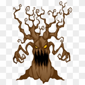 Download Halloween Scary Tree Png Images Background - Halloween Scary Clip Art, Transparent Png - scary png