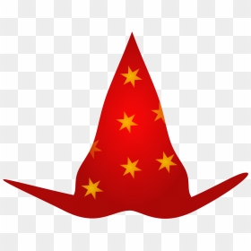 Wizard Clipart Red Hat, HD Png Download - wizard hat png