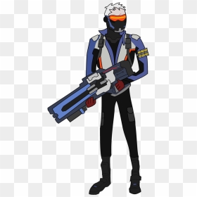 Transparent Soldier 76 Png, Png Download - soldier 76 png