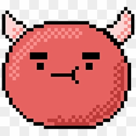 Devil Emoji Evil Devilemoji 😈 Kawaii Cute Pixel Pixels - Planet Pixel Art Png, Transparent Png - devil emoji png
