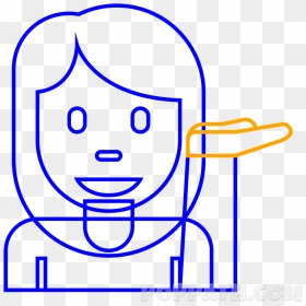 Finish Up The Emoji By Drawing Her Hand As Shown - Smiley, HD Png Download - ok hand emoji png