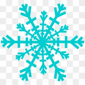 Snowflake Clip Art At Clker - Snowflake Clipart Transparent Png, Png Download - snow flake png