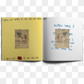 Basquiat Spread 3 No Background, HD Png Download - cross out png