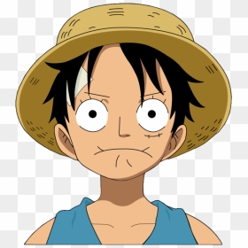 Thumb Image - One Piece Luffy Face, HD Png Download - funny face png