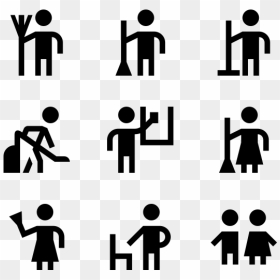 Human Silhouette Icon - People Silhouette Flat Icon, HD Png Download - human silhouette png