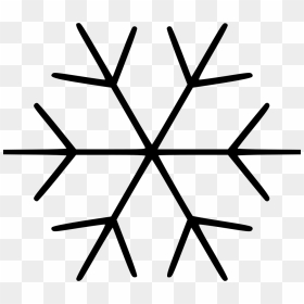 Snow Flake - Snowflake Outline Clipart, HD Png Download - snow flake png