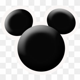 Mickey Mouse Minnie Mouse Clip Art - Silhouette Mickey Mouse Head Transparent, HD Png Download - mickey mouse head png