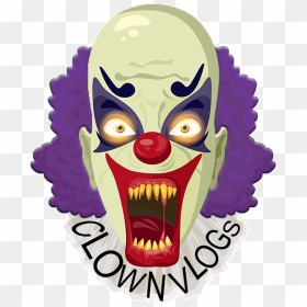 Scary Halloween Clipart Png Transparent Png , Png Download - Scary Clown Cartoon Png, Png Download - scary png