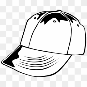 Library Of Baseball Hat Svg Free Stock Black And White - Baseball Cap ...