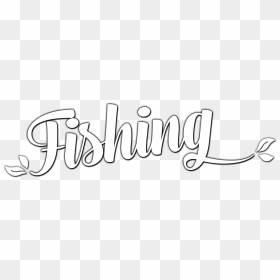 Calligraphy, HD Png Download - fishing png