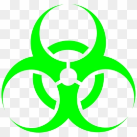 Neon Green Svg Clip Arts - Biohazard Symbol, HD Png Download - green png