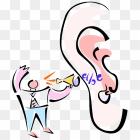 Listen Clipart, HD Png Download - ear png