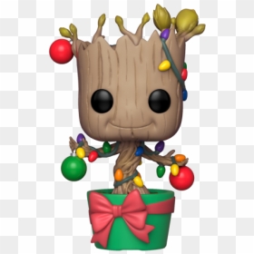 Funko Pop Holiday Groot, HD Png Download - groot png