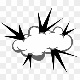 Clouds Clipart Explosion - Explosion Clouds Clipart, HD Png Download - cartoon cloud png