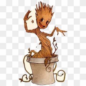 Groot Clipart , Png Download - Cartoon, Transparent Png - groot png