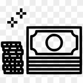 Cash Bill Coin Money Pile Stack - Investments Pictogram, HD Png Download - pile of money png
