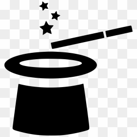 Magic Hat Wand Trick Svg Png Icon Free Download - Magic Hat Icon Png, Transparent Png - wand png