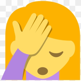 Can T Believe It Emoji, HD Png Download - facepalm png