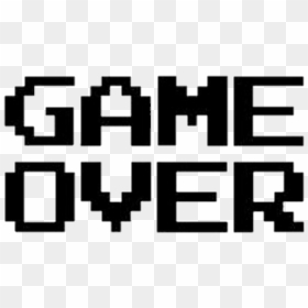 Game Over Png - Transparent Text Game Over, Png Download - video game png