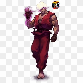 Transparent Evil Ryu Png - Street Fighter Ken Fanart, Png Download - vhv