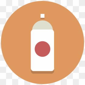 Spray Can Circle Icon, HD Png Download - spray paint png