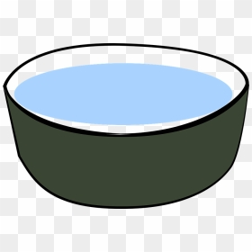 Hd Dog Bowl Free Vector Graphic Bowl Water Drink Dog - Water Bowl Clip Art, HD Png Download - bowl png