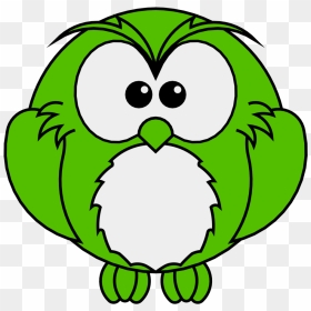 Green Owl Clipart Png - Owl Colouring To Print, Transparent Png - green png
