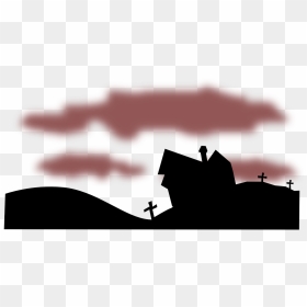Cemitérioa Noite Desenho Png, Transparent Png - scary png