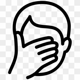 Facepalm Icon Transparent , Png Download - Dont Touch Your Face Icon, Png Download - facepalm png